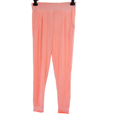 Gwynedds Jogging Pants Harem Pants Women Cozy Pink Pockets Frinny Size M 38 New