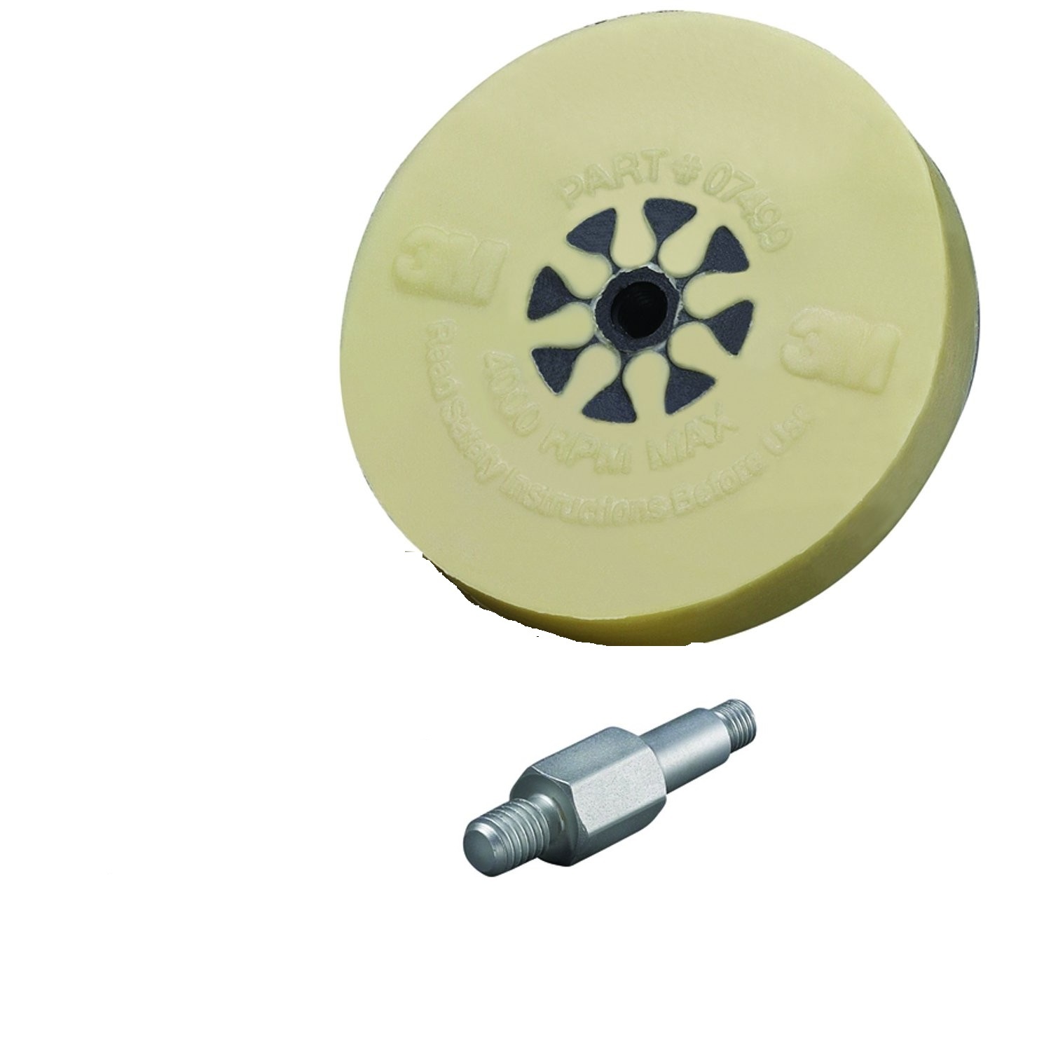 3m 07498 Stripe Off Wheel Eraser Wheel With Arbor 7498