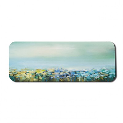 Ambesonne Flower Nature Rectangle Non-Slip Mousepad, 31'' x 12'' Gaming Size