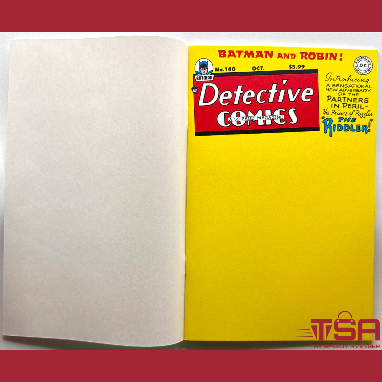 DETECTIVE COMICS #140 (Vol 1) 2023 Blank Facsimile Edition FIRST APP RIDDLER DC