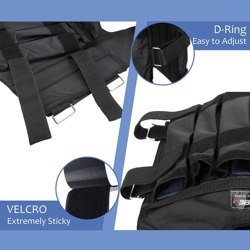 Adjustable weighted vest with weights included Strength training vests