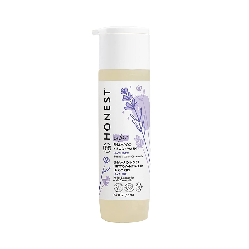 The Honest Company 2-In-1 Cleansing Shampoo + Body Wash | Gentle for Baby | Natu