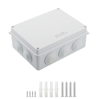 LeMotech ABS Plastic Dustproof Waterproof IP65 Junction Box Universal Electri...