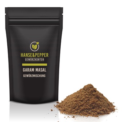 500g Garam Masala aromatisch indische Gewürzmischung 100% Vegan Masalla Gourmet