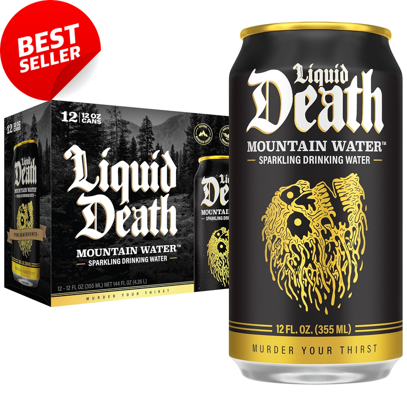 Sparkling Mountain Water,12-Pack (12oz Cans),American Made,Infinitely Recyclable