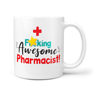 Funny Gift For Pharmacist - F*cking Awesome Funny Rude Gift Thank You Gifts