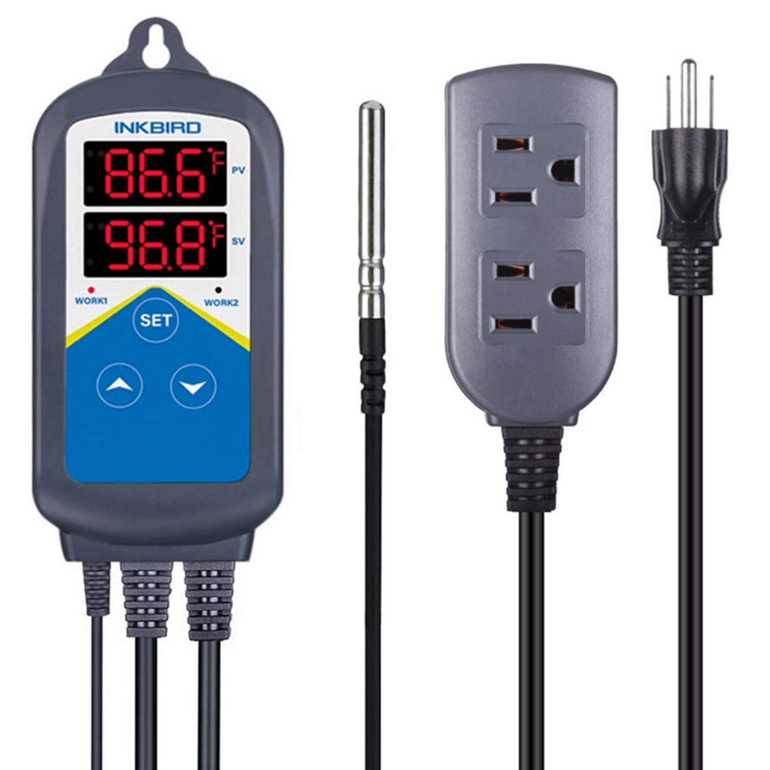 Inkbird Thermostats ITC-306T Controller Temperature Control Day Night Heating US