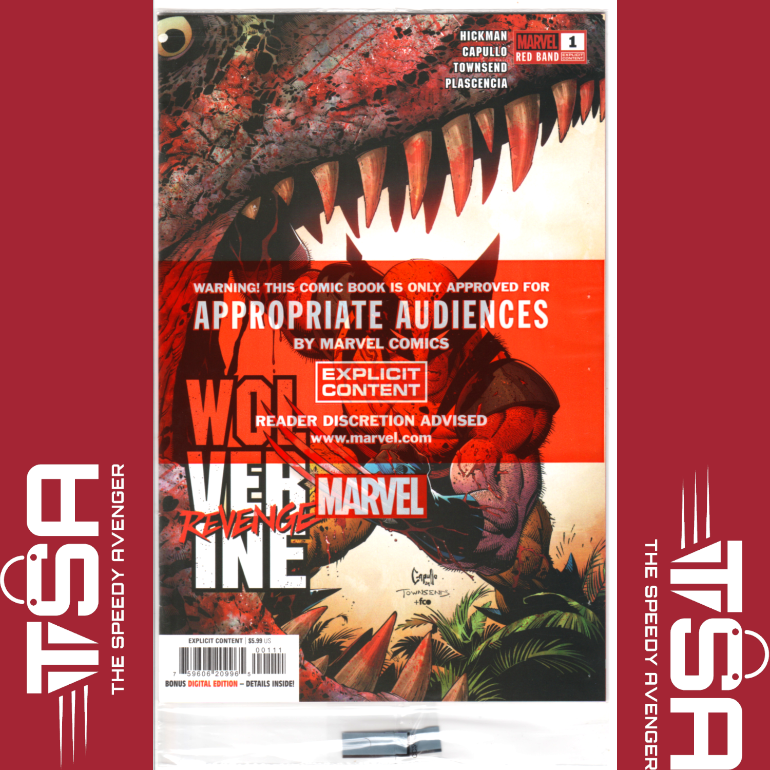 WOLVERINE REVENGE RED BAND EDITION #1 Greg Capullo Regular Cover A 2024 Polybag