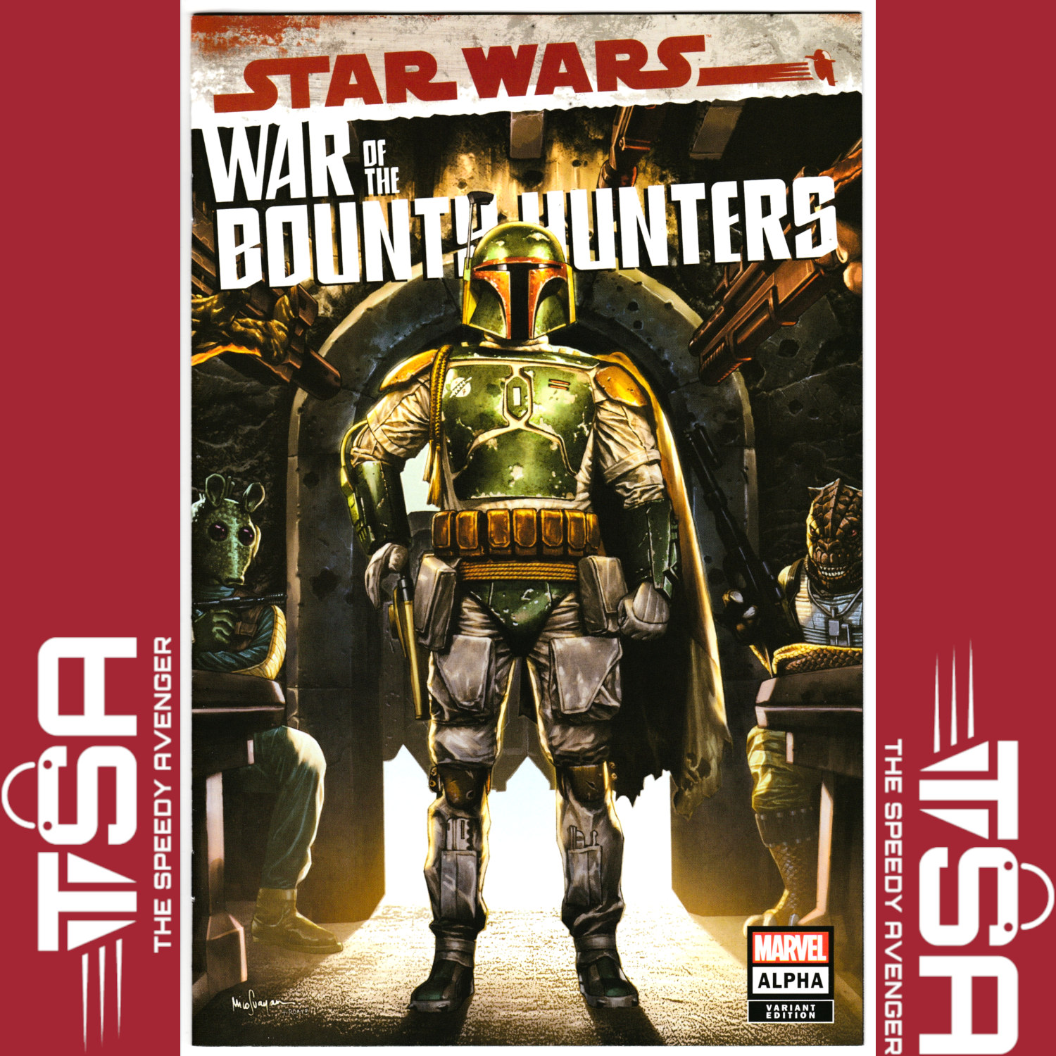 STAR WARS WAR OF THE BOUNTY HUNTERS ALPHA #1 Mico Suayan Trade Variant Exclusive