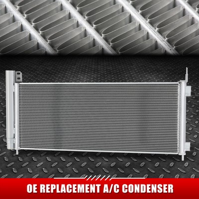 Для 16-18 Toyota Rav4 Hybrid OE Style Алюминиевый серебристый передний конденсатор кондиционера переменного тока