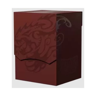 Dragon Shield Card Deck Box   Deck Shell: Blood Red/Black   Durable and Sturdy T