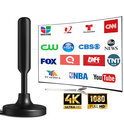 300 Miles TV Antenna Digital HD Antena Indoor HDTV 1080P 4KFree Local Channels