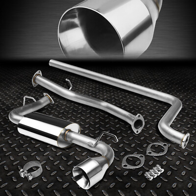 ДЛЯ 00-05 DODGE NEON ПРИКРУЧИВАЮЩИЙСЯ ГЛУШИТЕЛЬ ВЫХЛОПА CATBACK ИЗ НЕРЖАВЕЮЩЕЙ СТАЛИ С ЗАКРУЧЕННЫМ НАКОНЕЧНИКОМ 4,5 Мм