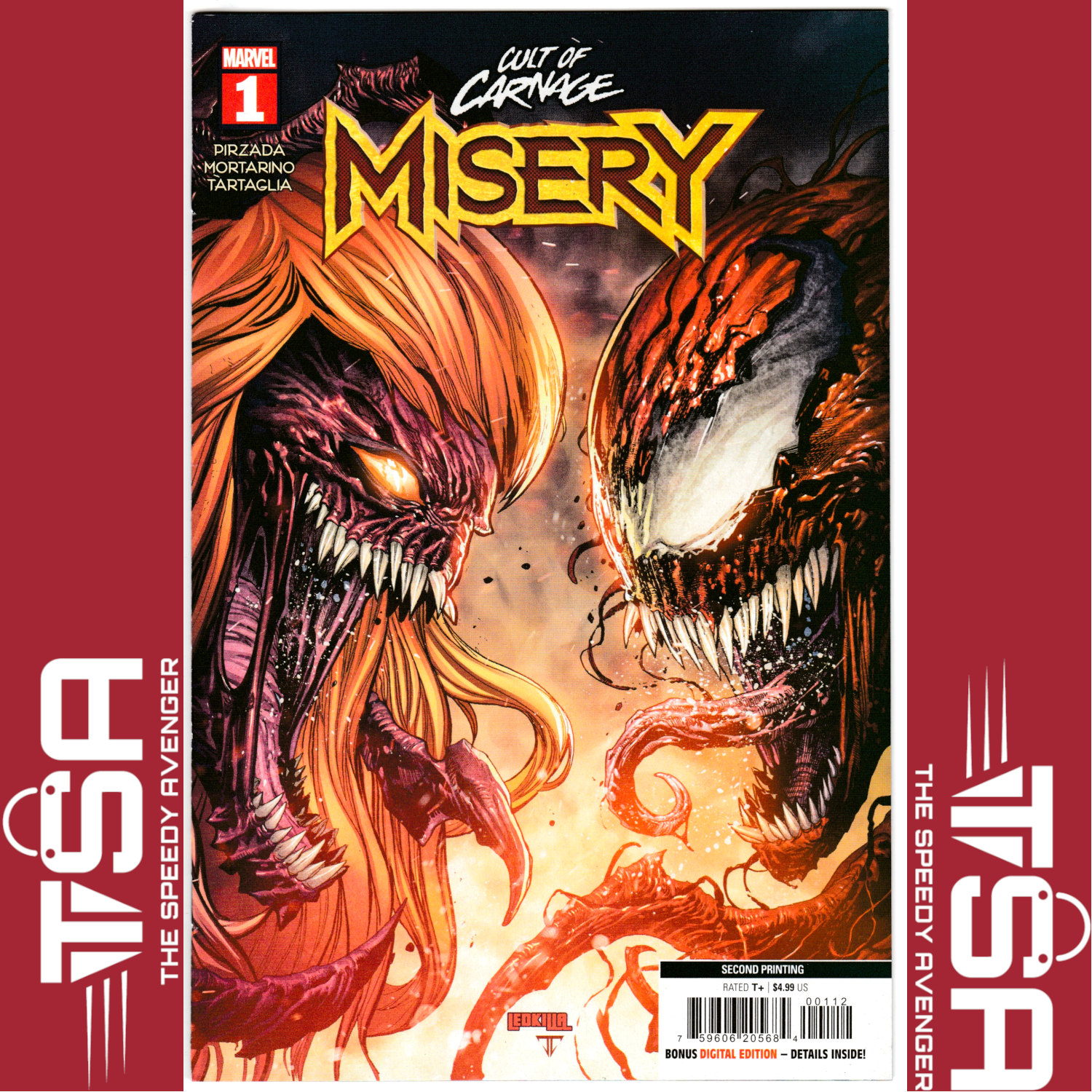 CULT OF CARNAGE MISERY #1 2nd Printing Ken Lashley Variant KEY FIRST APPS!