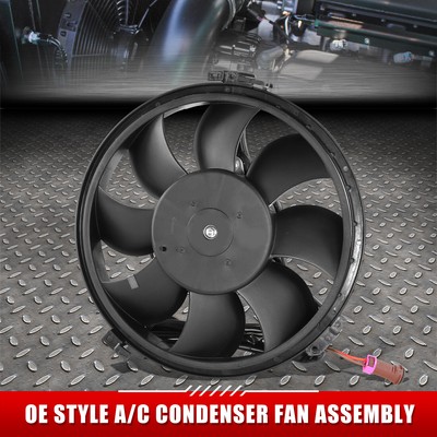 Для 96-02 Audi A4 A6 S4 VW Passat 1.8/2.7/2.8 Вентилятор охлаждения конденсатора кондиционера в сборе