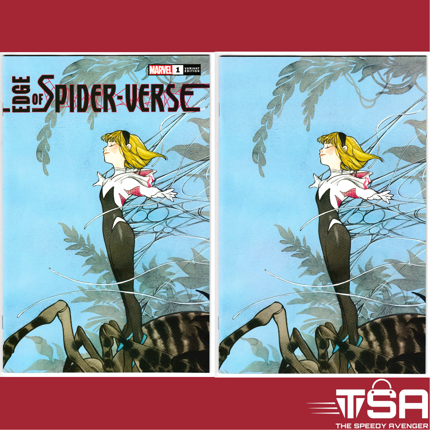 🗝️ EDGE OF SPIDER-VERSE #1 (Vol 2 2022) Peach Momoko Variants Ltd 400/1000 KEY!