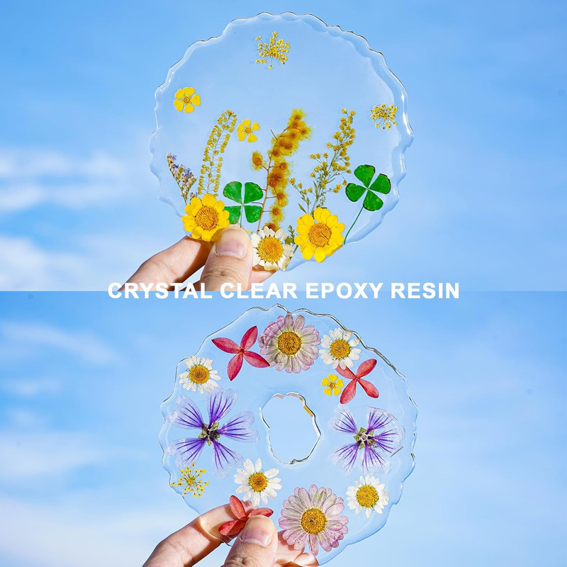 Epoxy Resin | Crystal Clear Epoxy Resin Kit | 64oz (1.89) | Odorless & High Glos