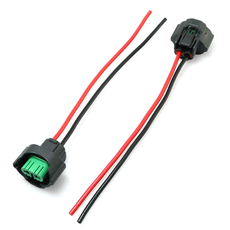H11 Conversion Connector 2PCS H11 H8 Female Adapters Wiring Harness Socke