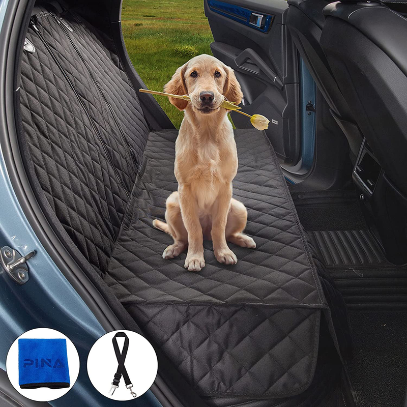 PINA Bench Dog Car Seat Cover for Back Seat, Waterproof & Nonslip Dog Back Seat