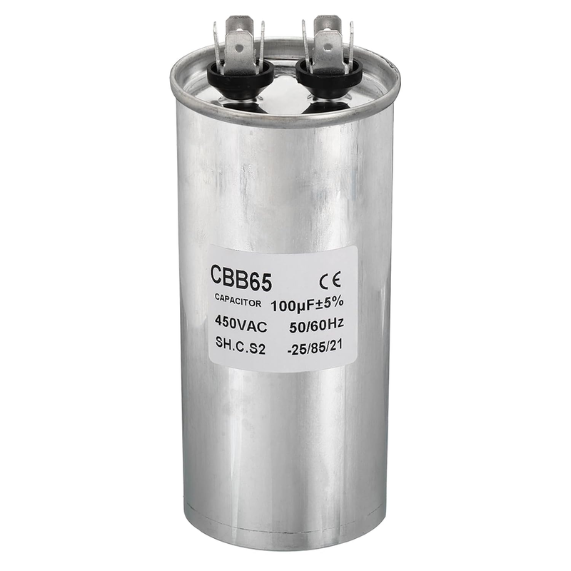 100Uf 450VAC Fan Start Capacitor for CBB65 Air Conditioner Heat Pump