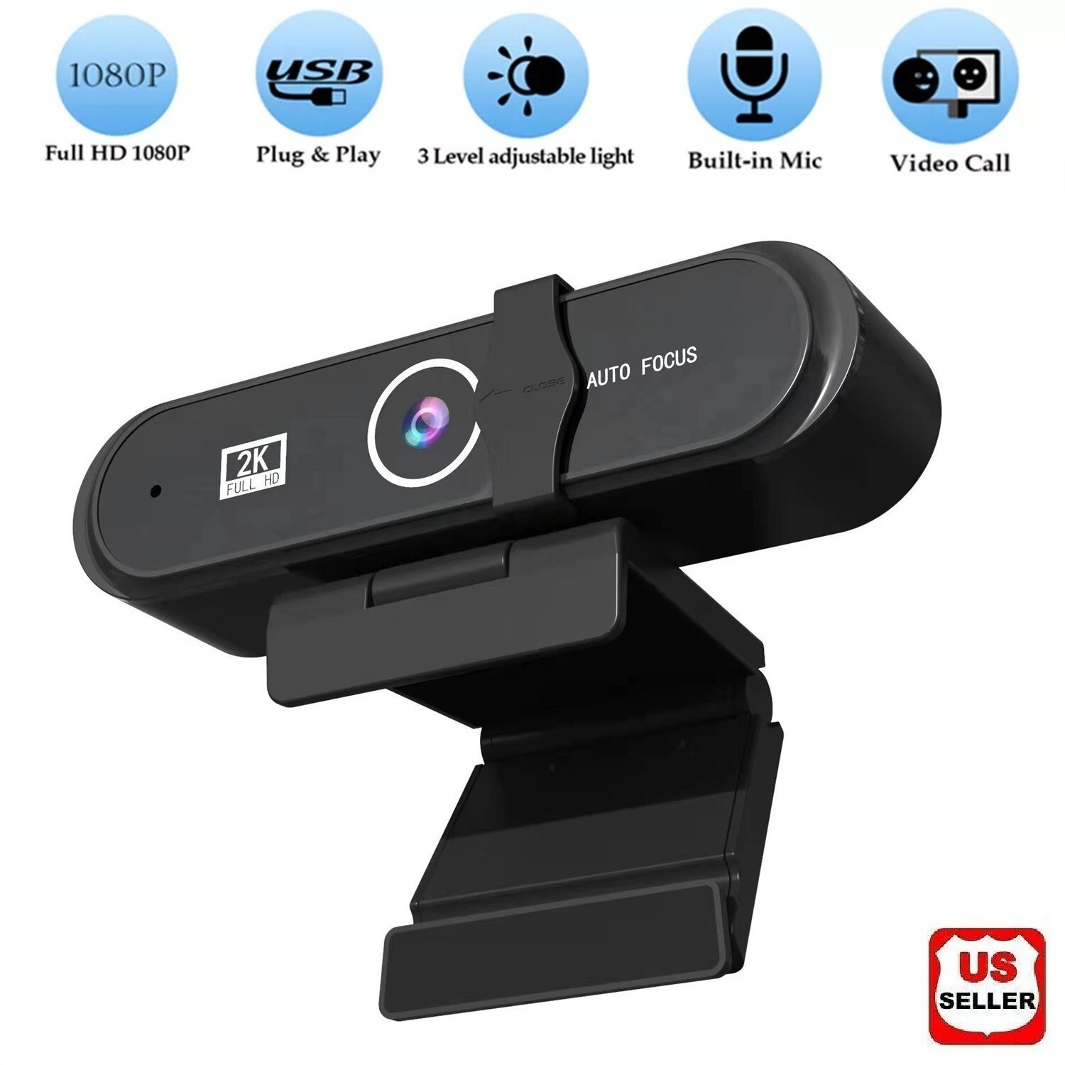 USB-CAM02 フルHD WEBカメラ スマカメ 就活リモート会議カメラ「好感度WEBカム」｜USB-CAM02