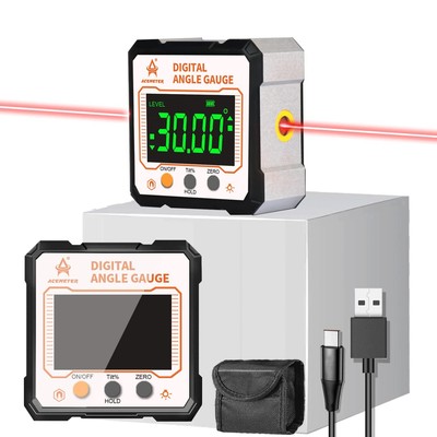Digital Angle Finder with Electronic Laser，3-in-1 Angle Finder-Electronic Lev...