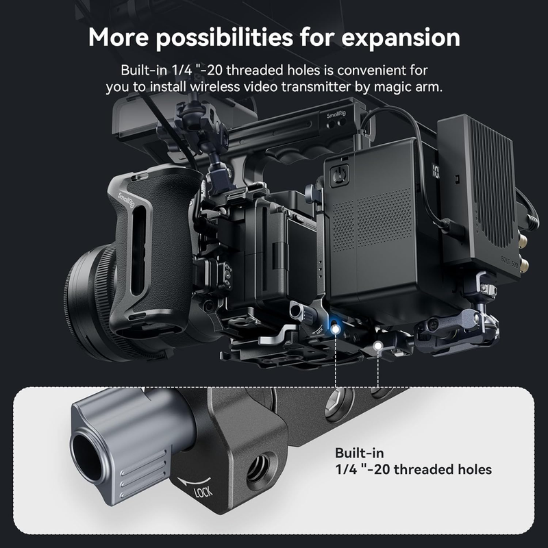 Foldable V Mount Battery Plate for Sony FX3 / A7 IV / A7S III, for Canon R5 / R6