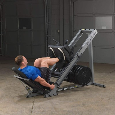 Body-Solid GLPH1100 Leg Press Hack Squat Machine - Home Gym Fitness Equipment