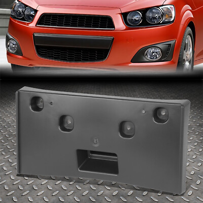 Для 12-16 Chevy Sonic OE Style Черный Держатель монтажного кронштейна переднего номерного знака