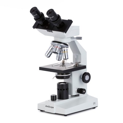 AmScope 40X-1000X Binocular Compound LED Microscope
