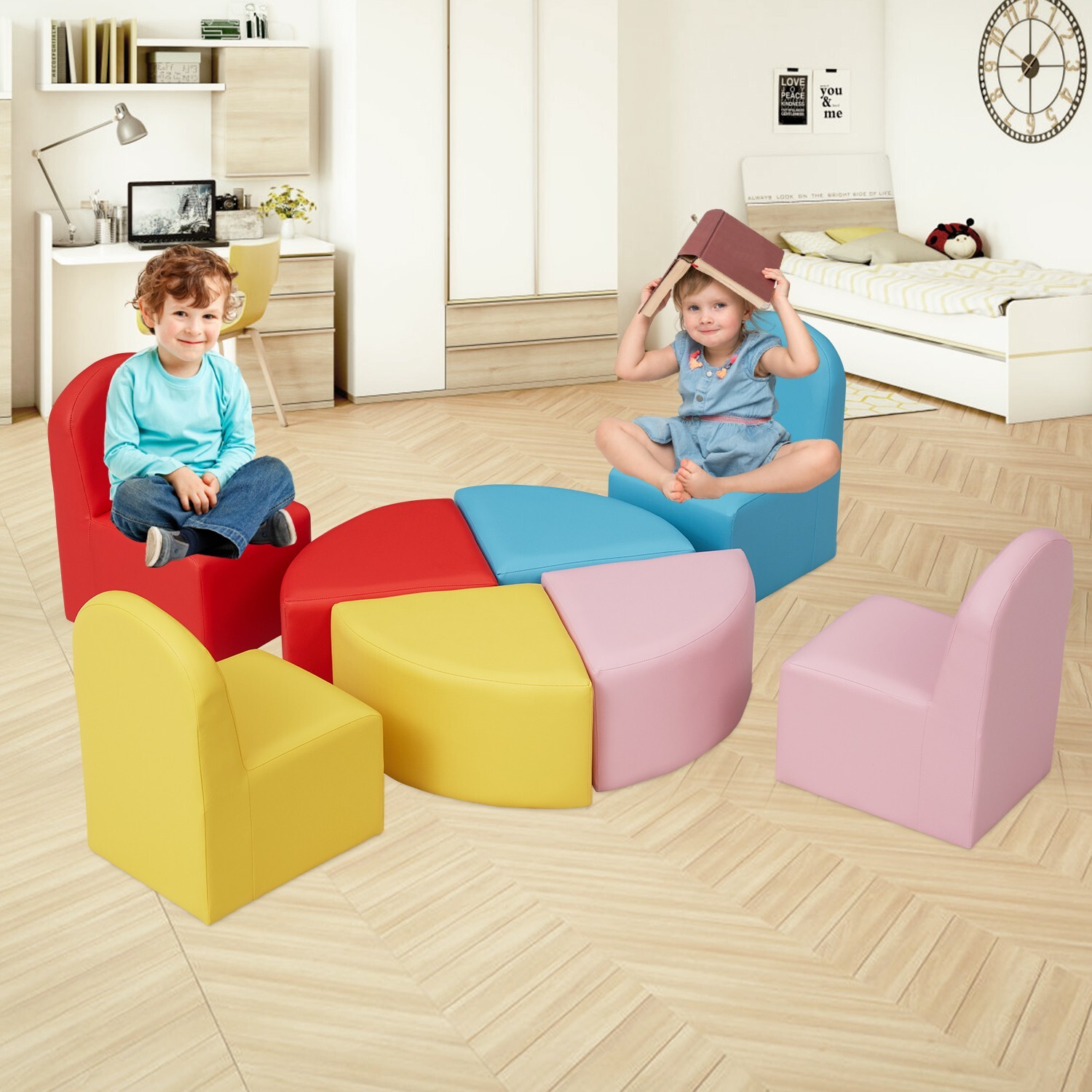 アイリス　a depeche BMS kids sofa BMS キッズ ソファ ストライプ BMS-KDU-STR-N / アデペシュ