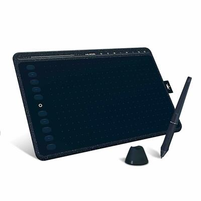 Huion HS611 Graphics Drawing Pen Tablet Tilt 8 Multimedia Keys 10 Express Keys