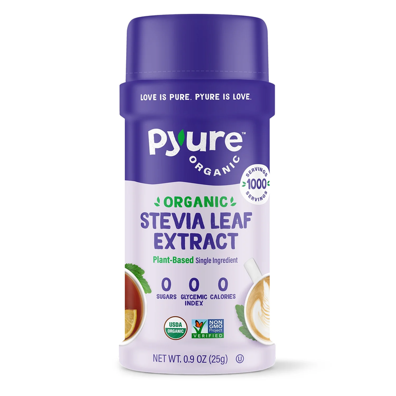 Organic Stevia Extract, Single Ingredient Powdered Sweetener, Sugar Subst