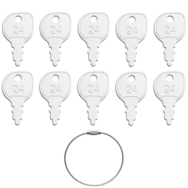 10Pcs Lawn Mower Key Indak 430 691959 for AYP Briggs Stratton Craftsman