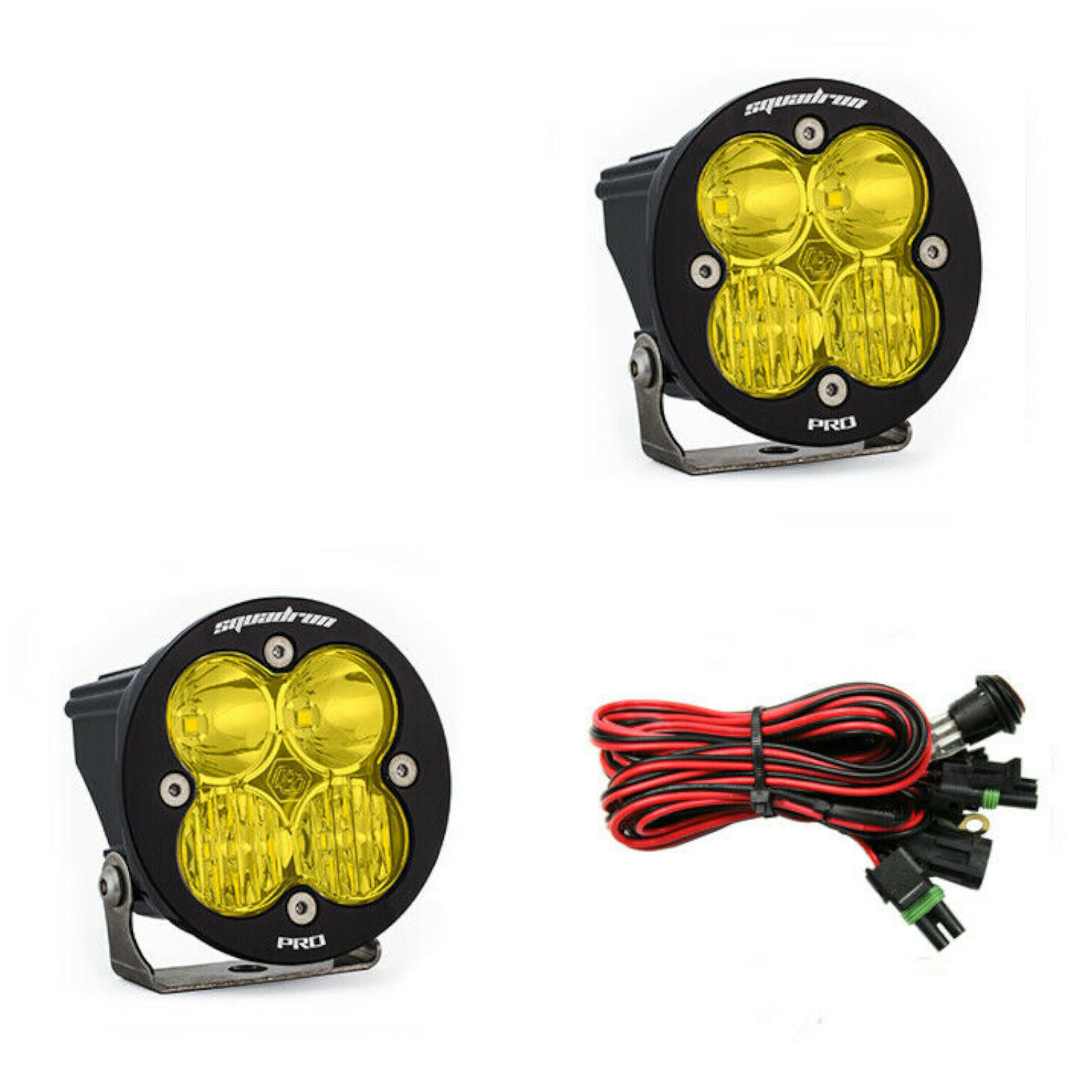 はる BAJA DESIGNS Squadron-R Sport Pair Wide Cornering Amber