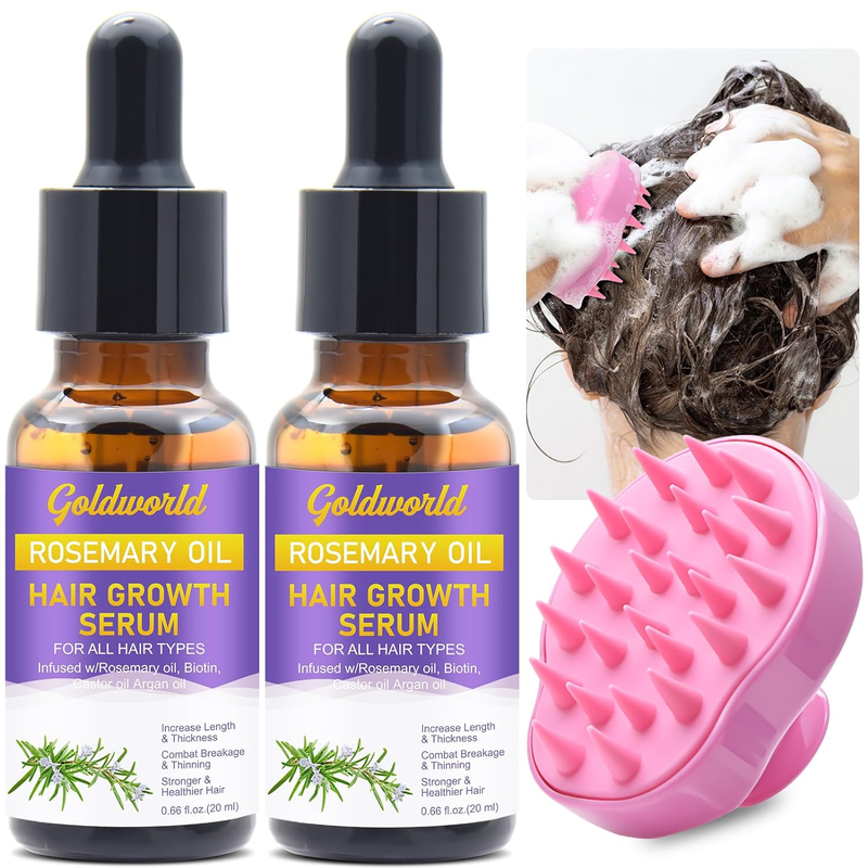 For Hair Growth,2 Pack Hair Growth Serum Products W/scalp Ma