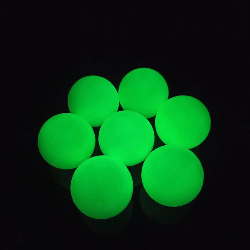 6X Luminous Golf Balls Bright Night Glow in the Dark Golf Golf Ball