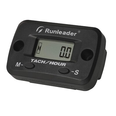 LCD Tach Hour Meter Maintenance Reminder Gas Engine for 2/4 Stroke Generator