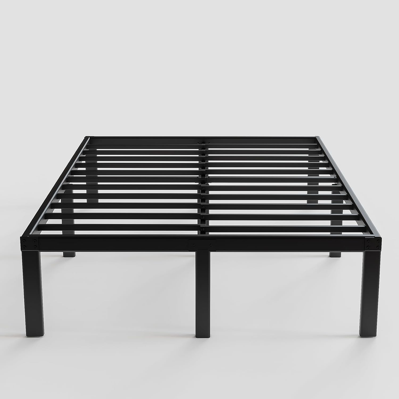 Novilla Full Size Bed Frame, 14 Inch Metal Platform Bed Frame Full Size with Sto