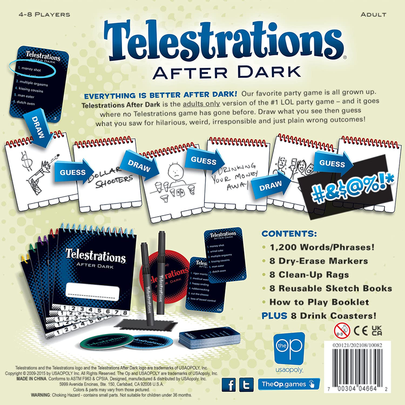 Telestrations after Dark Adult Board Game | an Adult Twist on the #1 Party Game