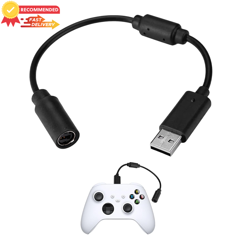 USB Breakaway Cable Xbox 360 Controller G920 Fast Data Adapter