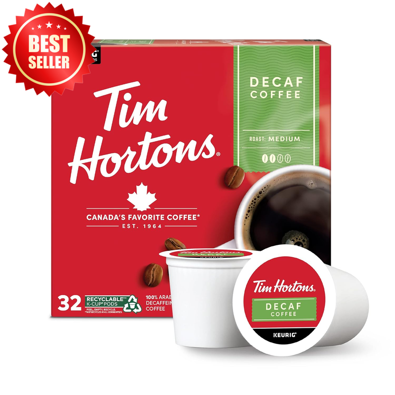 Decaf Medium Roast Coffee Single Serve Pods 32 Count for Single-Serve K-Cup US