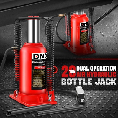 Экономящий труд 20-тонный Автоматический домкрат для ручного ремонта автомобилей с воздушным насосом и гидравлической бутылкой