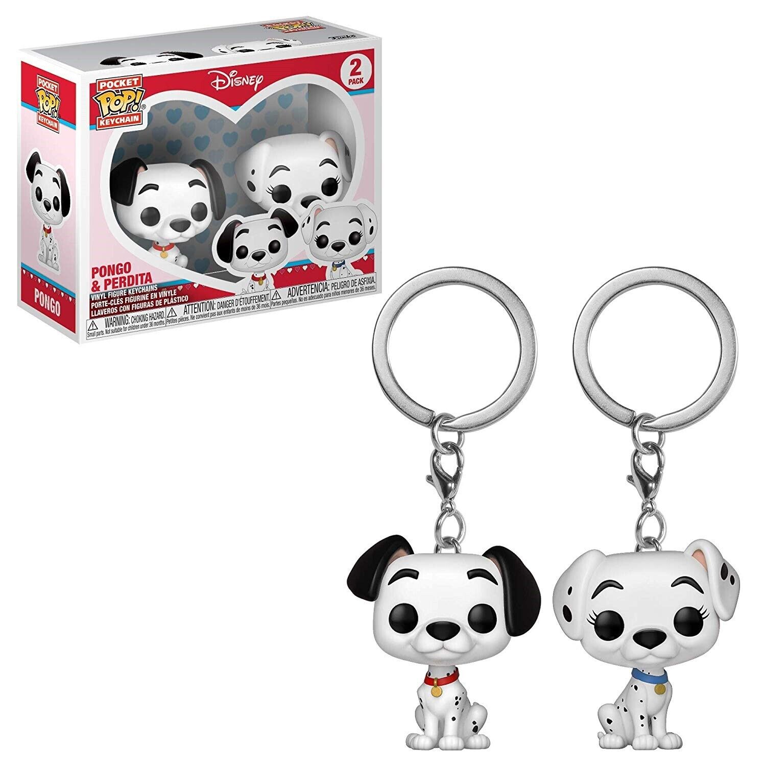 Funko - POP Keychain: Dalmations- 2PK - Pongo & Perdita Brand New In Box 889698363716 | eBay