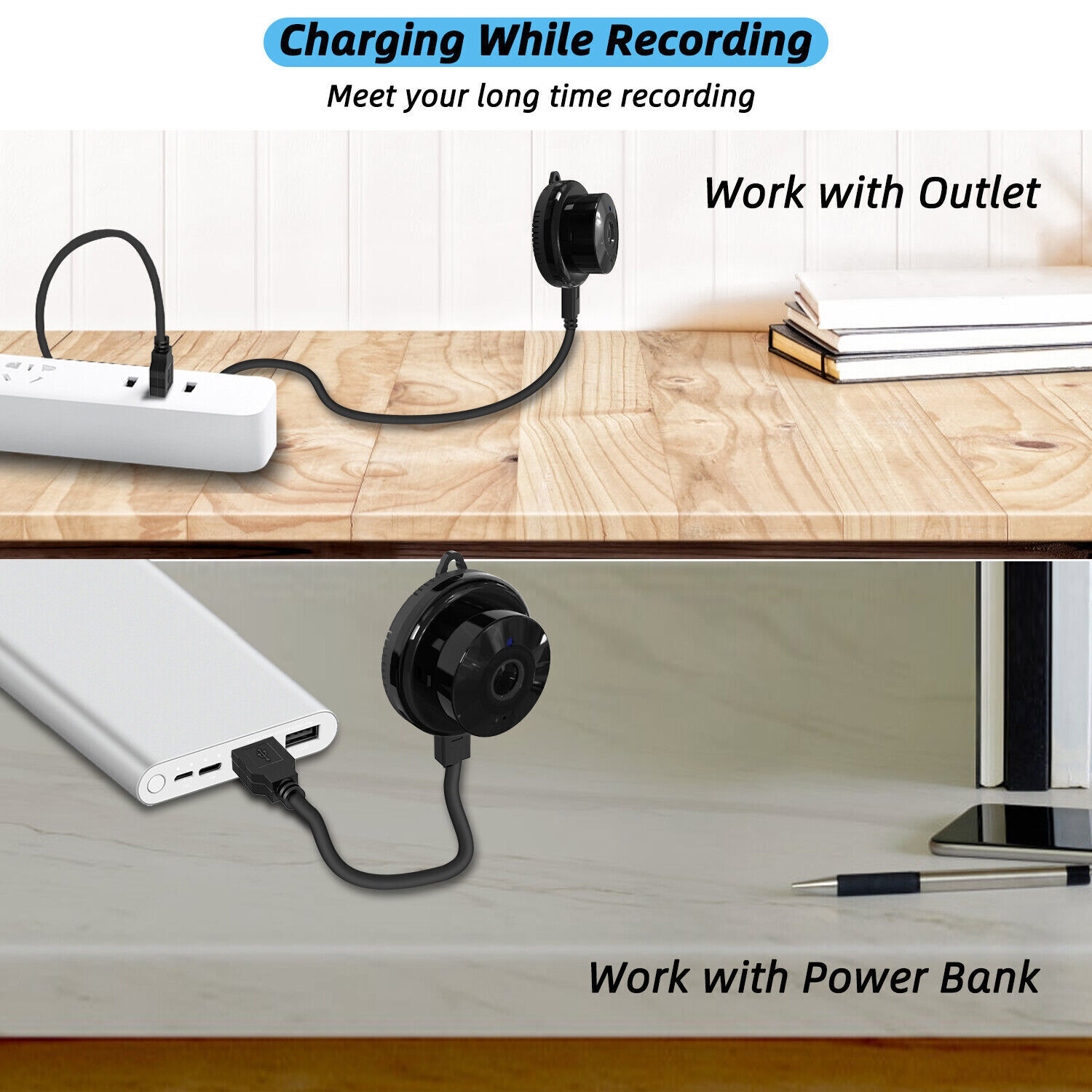1080P Wireless Mini Security WiFi Camera IP Home Night Vision IndoorOutdoor Cam