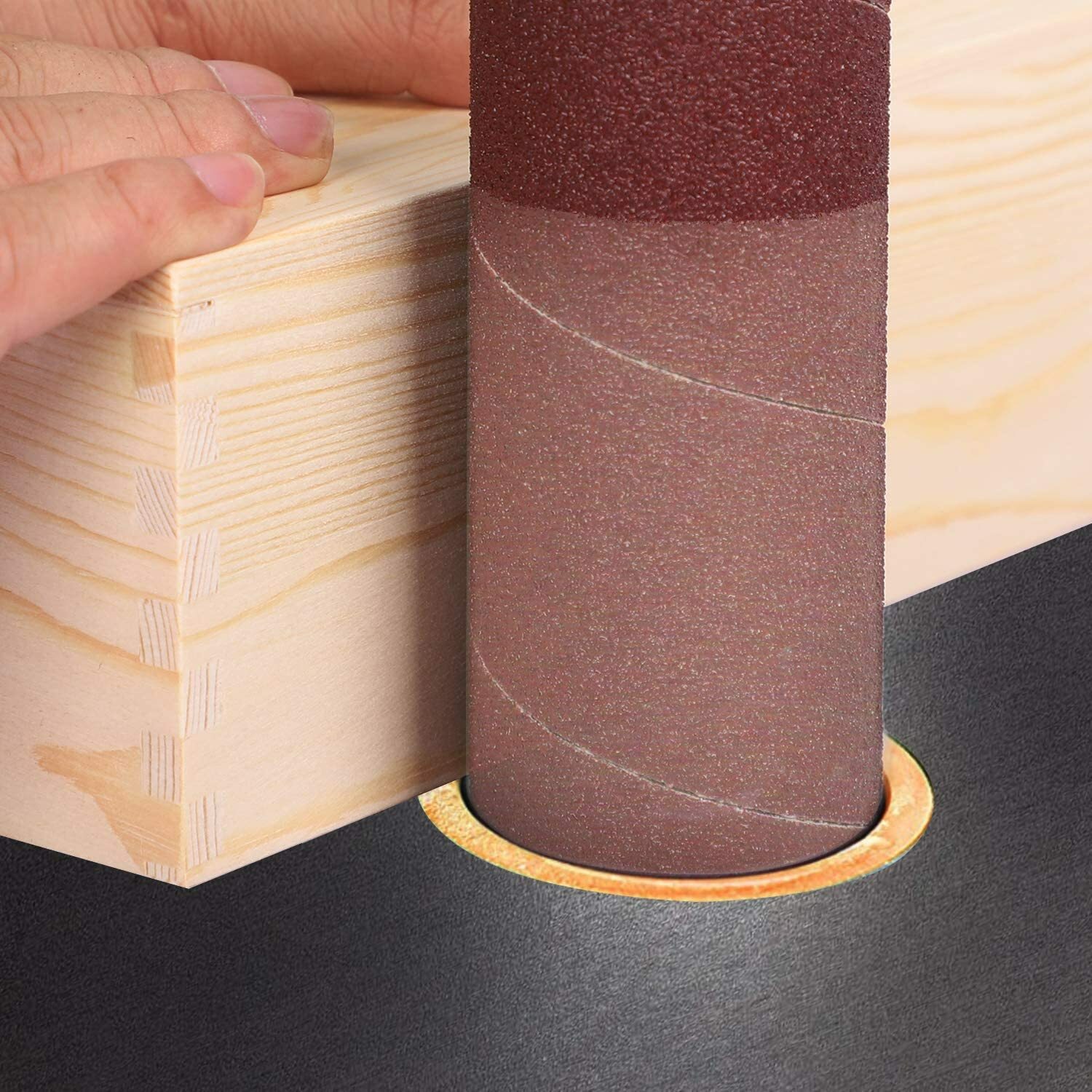 4.5" Replacement Oscillating Spindle Sanding Sleeves 80 120 240 Grit Sandpaper