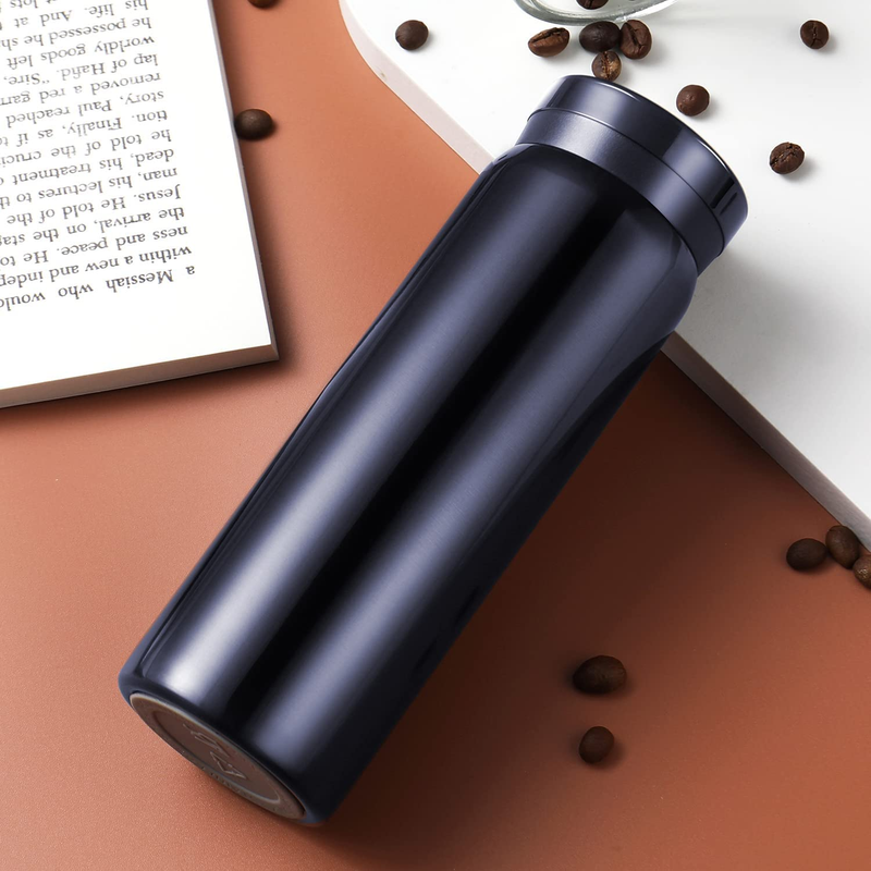 10Oz Mini Water Bottle Stainless Steel Thermos Small Flask - Insulated Vacuum, L