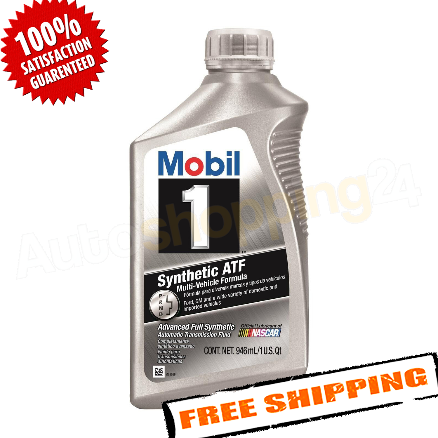 Mobil 1 112980 Synthetic ATF, 1 Quart - Case of 6 | eBay