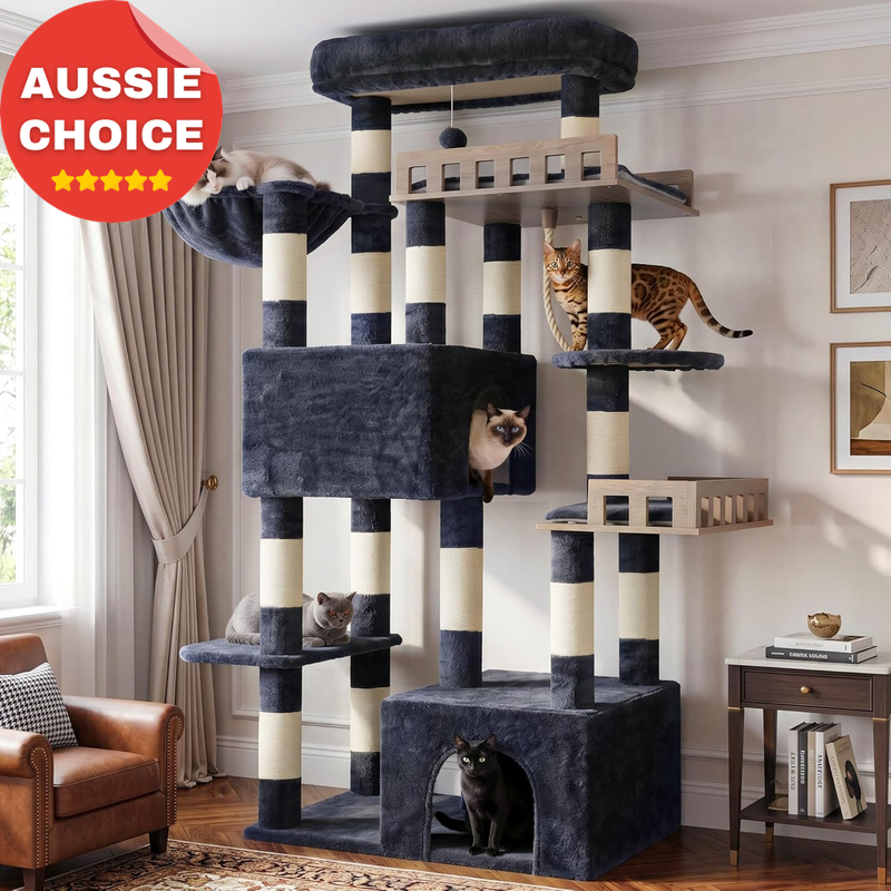 Maine Coon Cat Tree Heavy Duty Cat Tower 20lbs+ Indoor Pet Furniture GCT033G