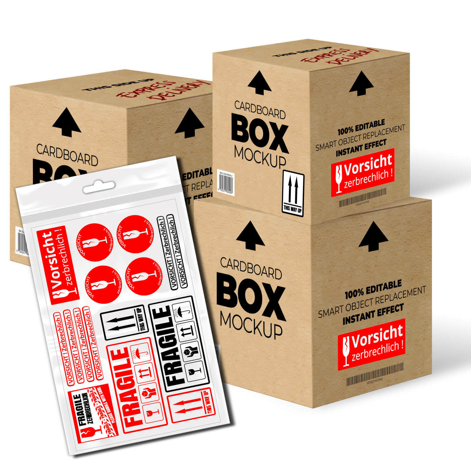 Vorsicht Zerbrechlich Plaketten Fragile Paket D02063 Ebay